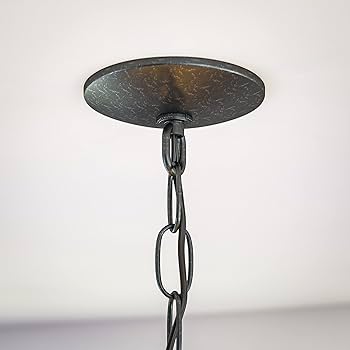 Kenroy Home 93565FGRPH Hixon 5 Light Chandelier with Forged